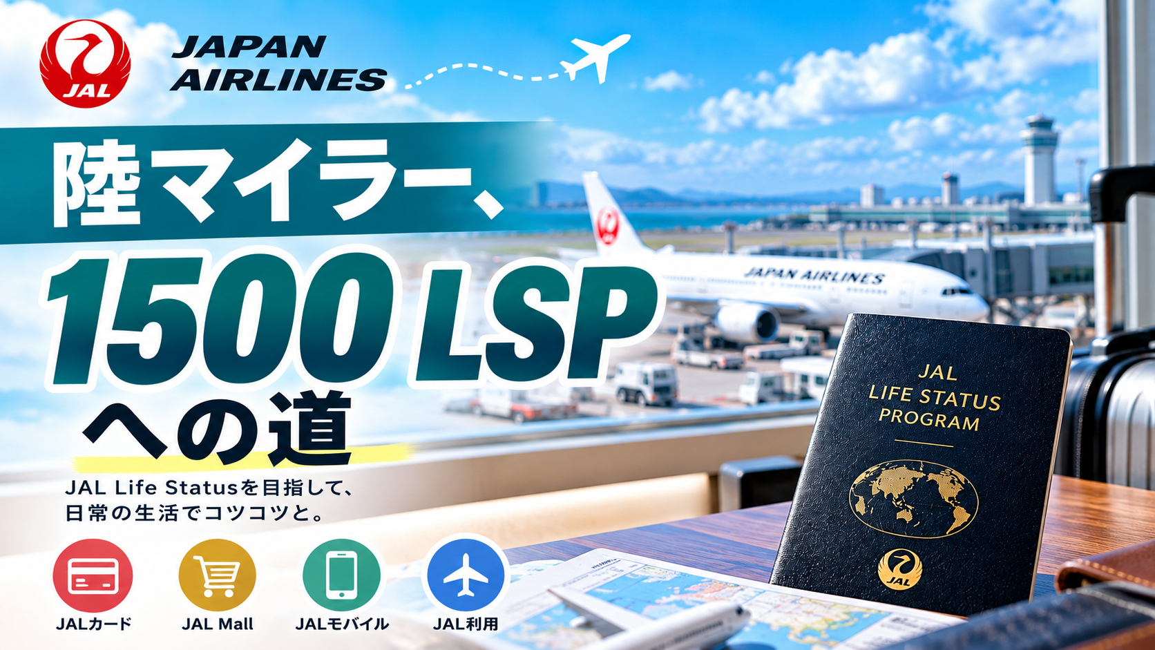JAL Life Statusで1500 LSPを目指す陸マイラー